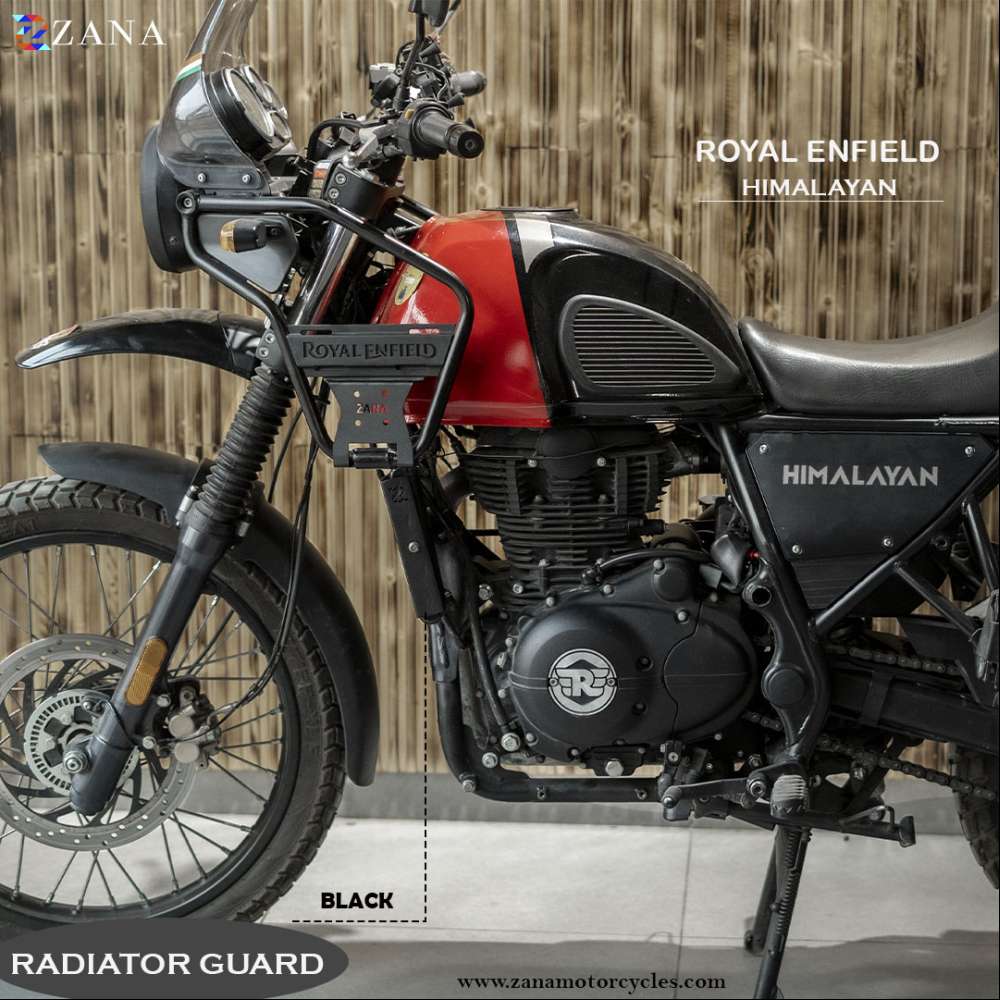 Black Half Radiator Guard for Himalayan BS3-BS4 and BS6