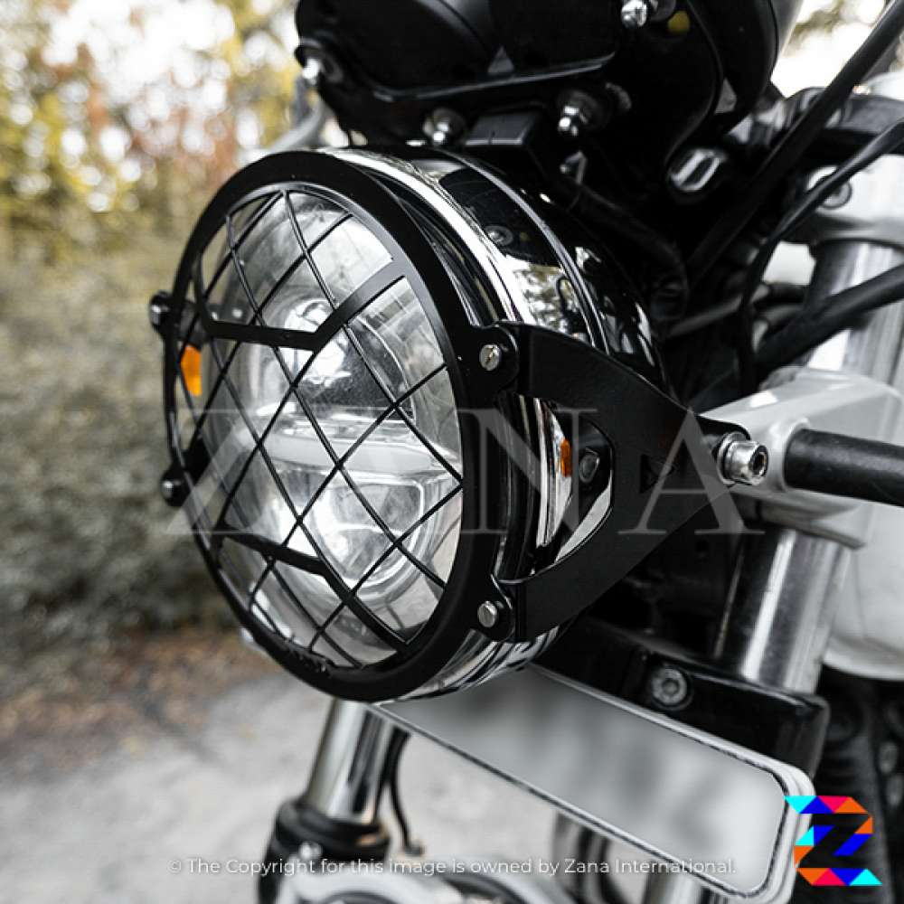 Black Headlight Grill Type-2 for GT and Interceptor 650