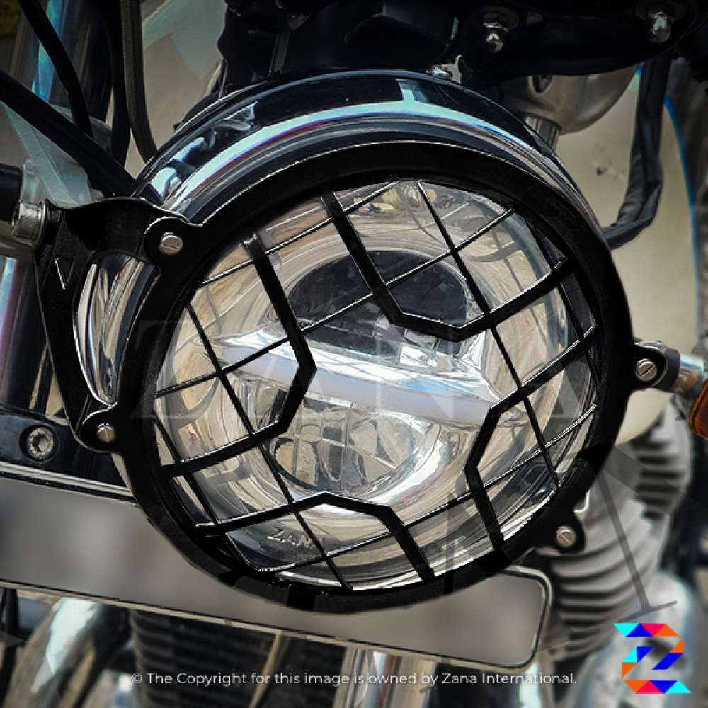 Black Headlight Grill Type-4A for GT and Interceptor 650