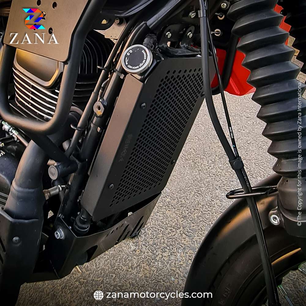 Black Radiator Grill for Yezdi Adventure