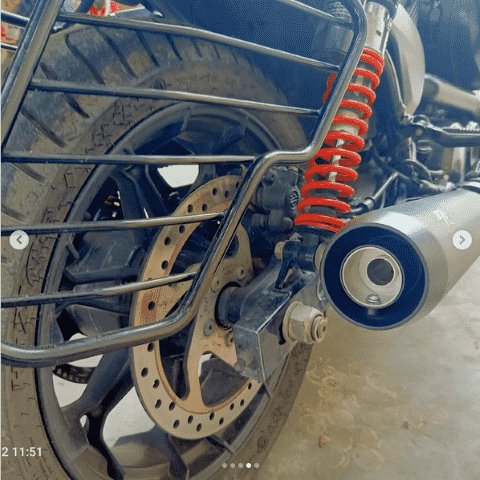 Red Rooster Exhaust for Harley Davidson Street 750 – Black Matt