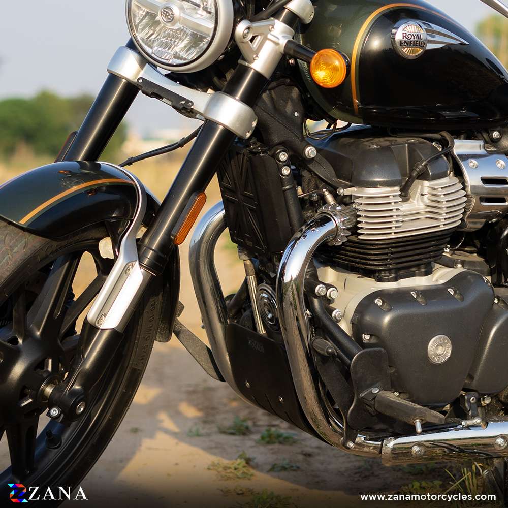 Bash Plate Black For Super Meteor 650