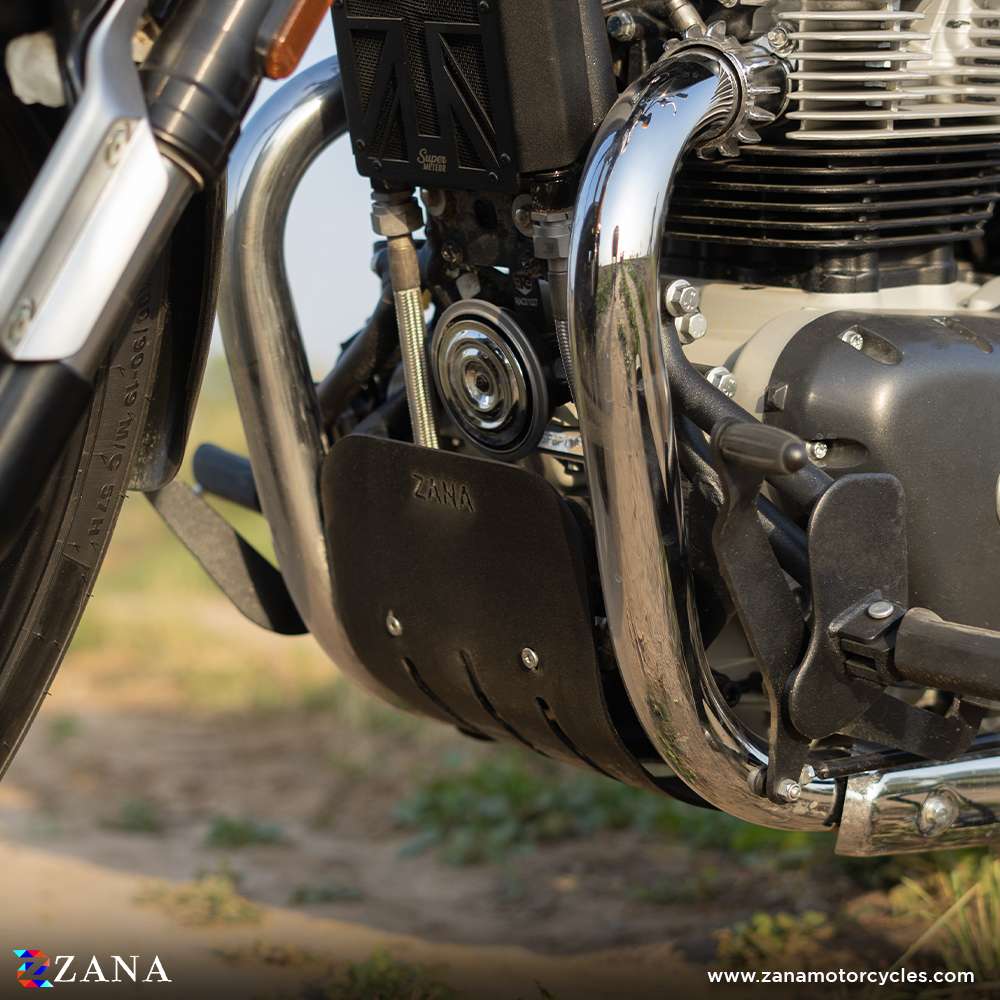 Bash Plate Black For Super Meteor 650