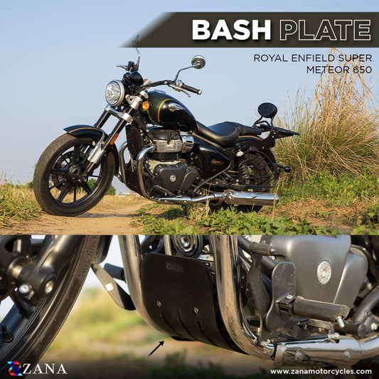 Bash Plate Black For Super Meteor 650