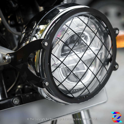 Buy Black Headlight Grill Type-0 for GT and Interceptor 650