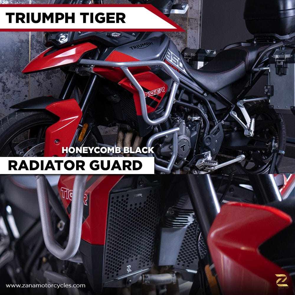 Radiator Guard - 2 mm Alu Set for Triumph Tiger 850