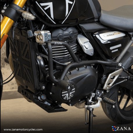 ZANA - Crash Guard with Slider Black for Triumph Speed 400  ZI-8362