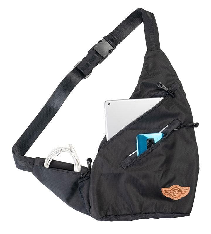 Crossbody Sling Bag-Cross Bag-Charcoal Black