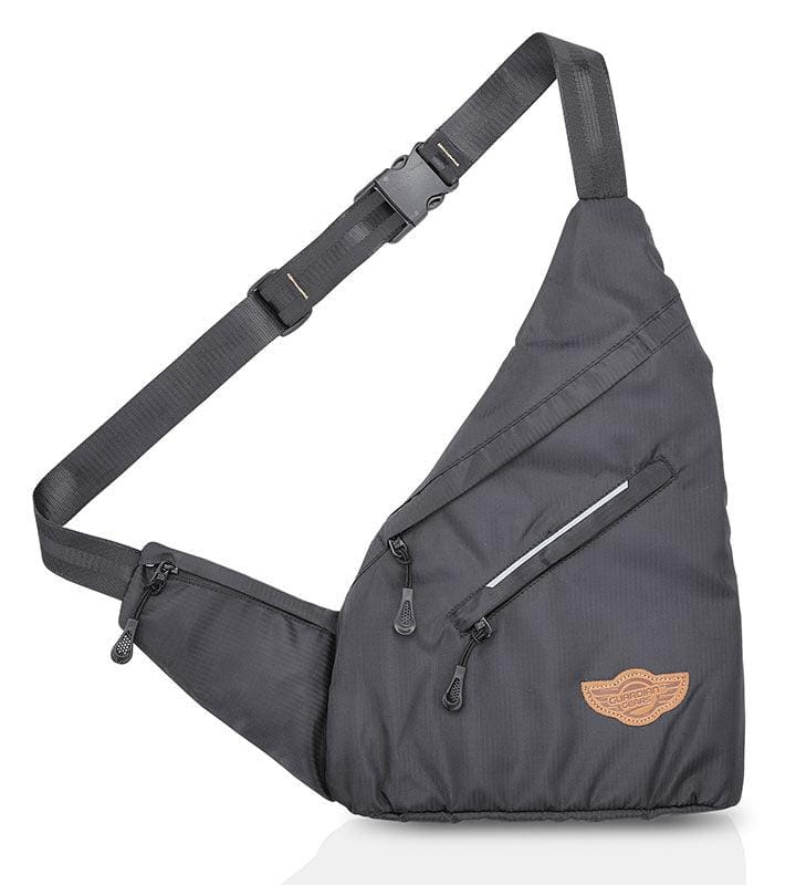 Crossbody Sling Bag-Cross Bag-Charcoal Black