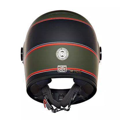 Drifter V2 Centre Stripe Helmet-Matt Battle Green