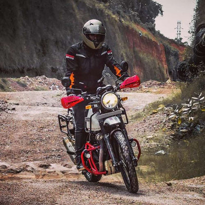 Red Engine Frame for Himalayan BS6 and Scram 411