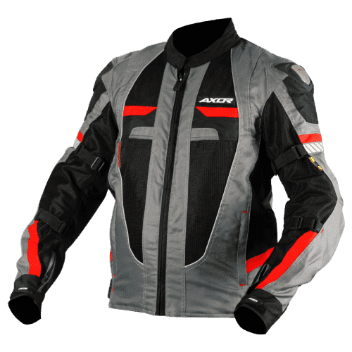 AXOR FALCON Riding JACKET BLACK RED Edition