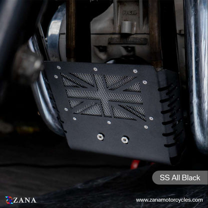 Full Black Bash Plate for GT-Interceptor 650