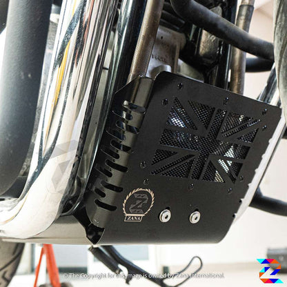 Full Black Bash Plate for GT-Interceptor 650