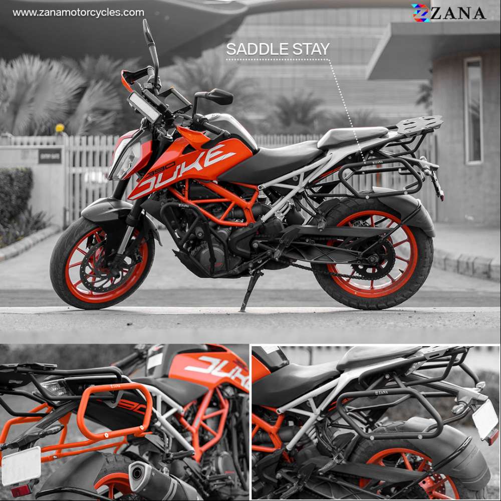 KTM DUKE 250 & 390 MATT BLACK SADDLE STAY