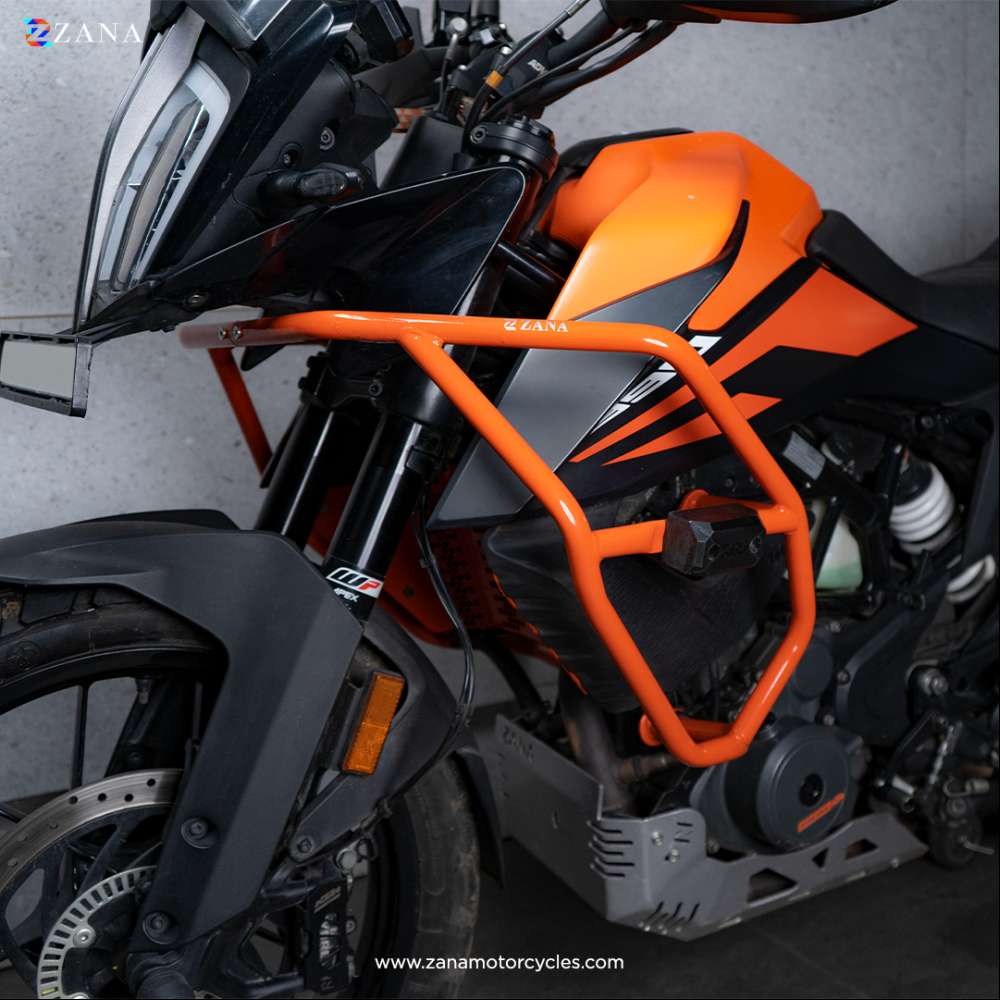 Orange Crash Guard for KTM 250/390 Adventure