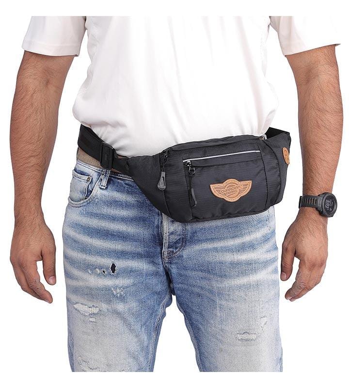 Kato Waist Pouch Charcoal Black