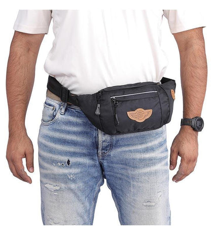 Kato Waist Pouch Charcoal Black