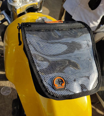 Magnetic Tank Pouch with Rain Cover and Sling Strap