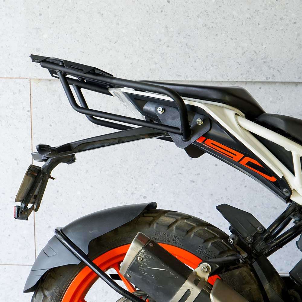 Matt Black Top Rack T-2 for KTM Duke 250 and 390