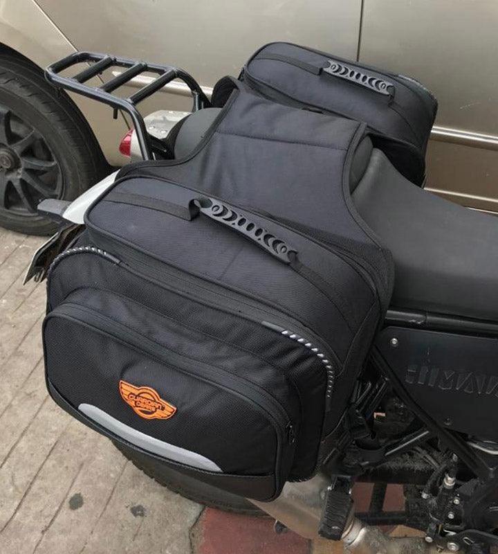 Mustang 50L Saddle Bag+Jaws 18L Tank Bag