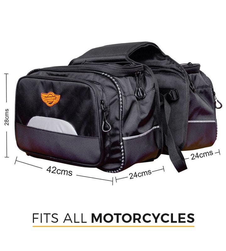 Mustang 50L Saddle Bag+Jaws 18L Tank Bag