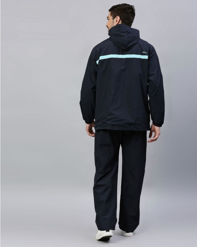 Navy and Blue Color Rain Coat Set for Men