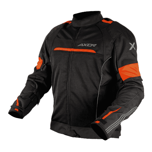 AXOR CRUISE 2 Riding Jacket BLACK ORANGE