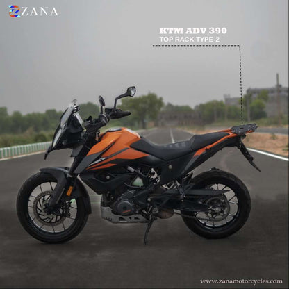 Orange Top Rack with Plate for KTM Adventure 390