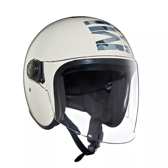 RE Coopter Camo Printed MLG Open Face Helmet-Glossy White