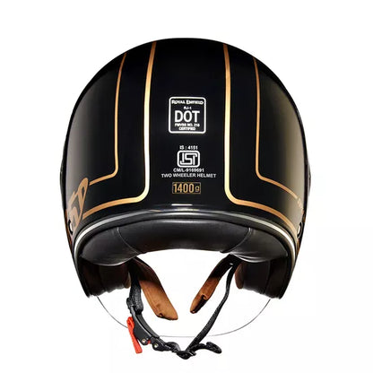 Super Meteor 650 Spirit Gold Helmet-Black
