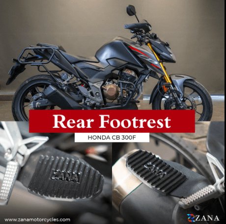 ZANA - Rear Footrest Left & Right For Honda CB300F ZI-8281