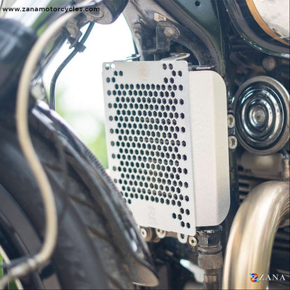 Radiator Guard Silver for GT & Interceptor 650