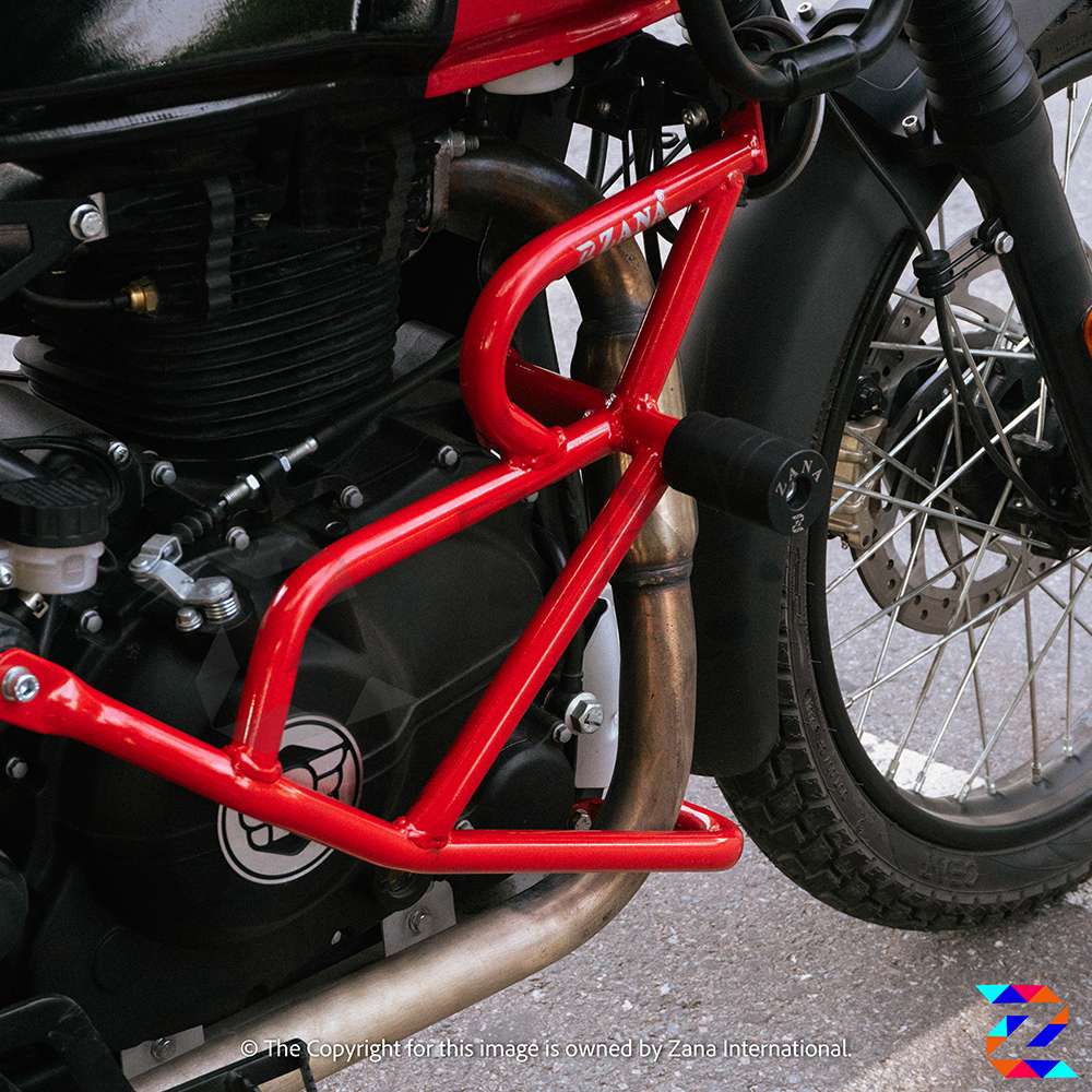 Red Engine Frame for Himalayan BS6 and Scram 411