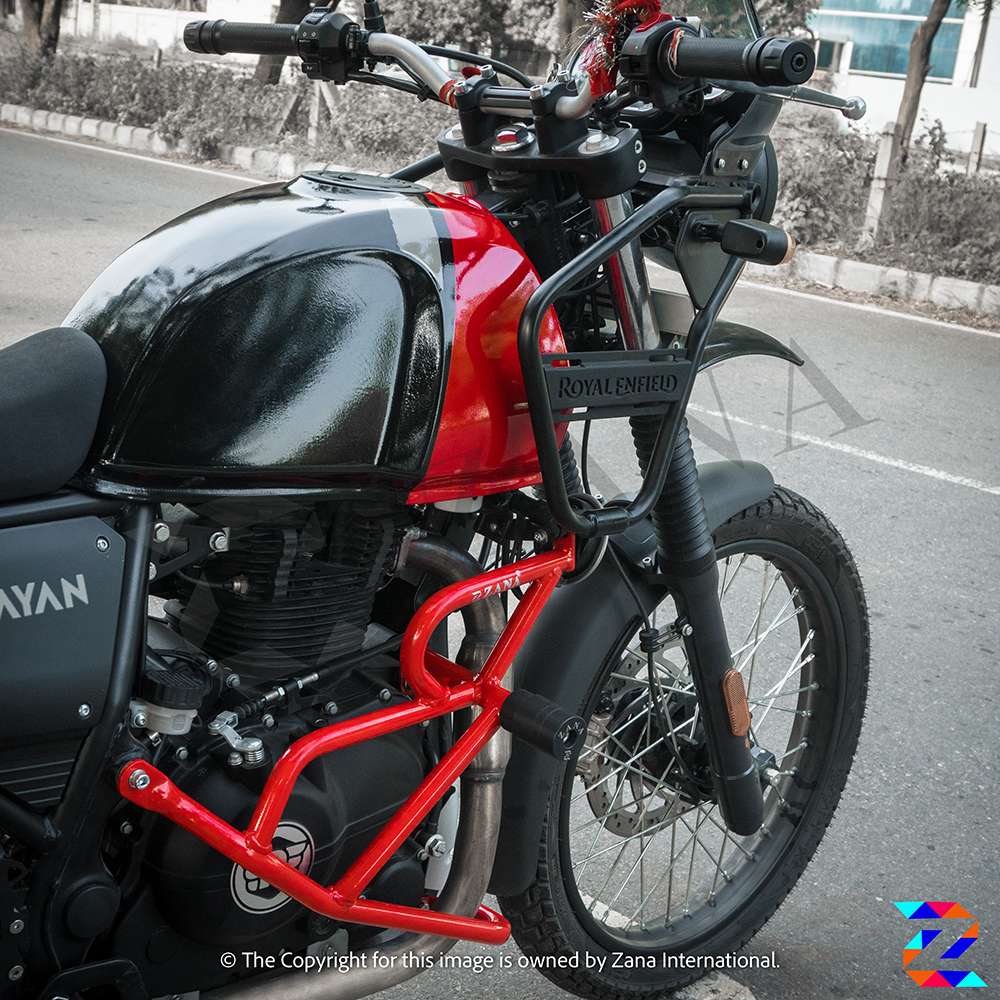 Red Engine Frame for Himalayan BS6 and Scram 411