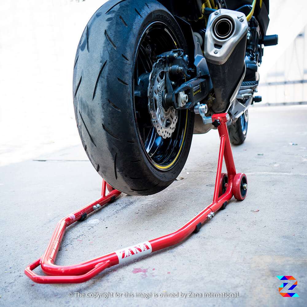 Red Paddock Stand for Honda CB350 RS