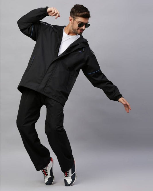 Reversible 100% Waterproof Raincoat for Bikers