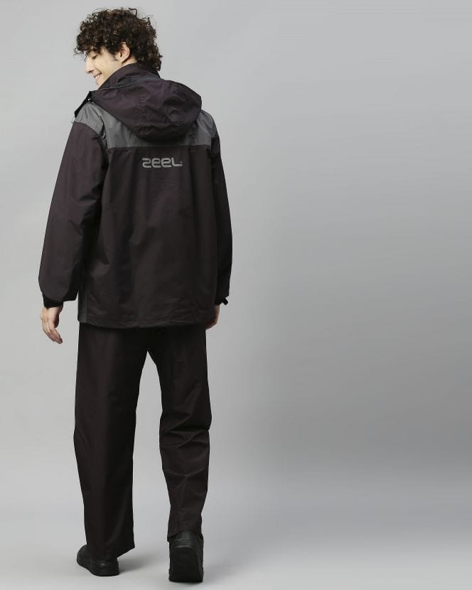 Ridersuit Brown Color Rain Coat Set for Men