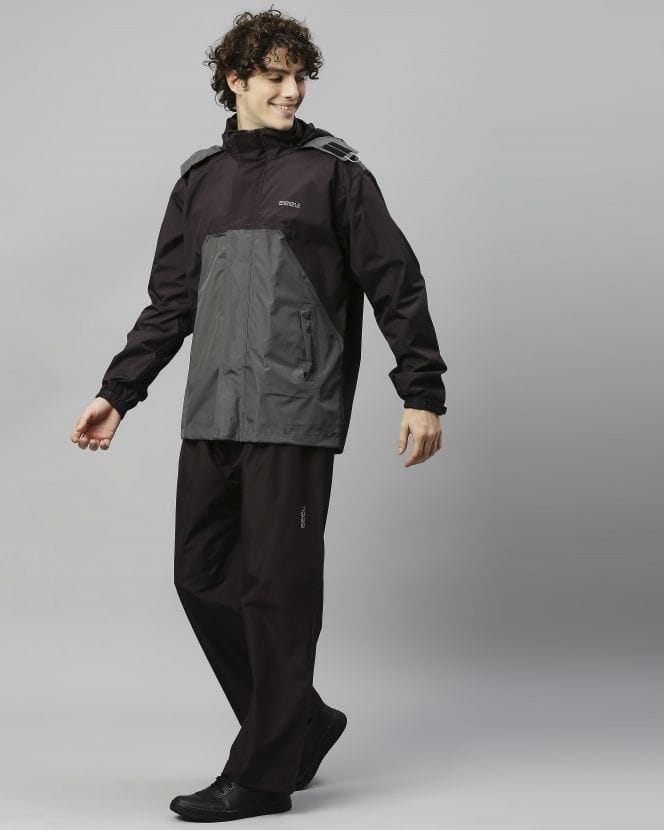 Ridersuit Brown Color Rain Coat Set for Men