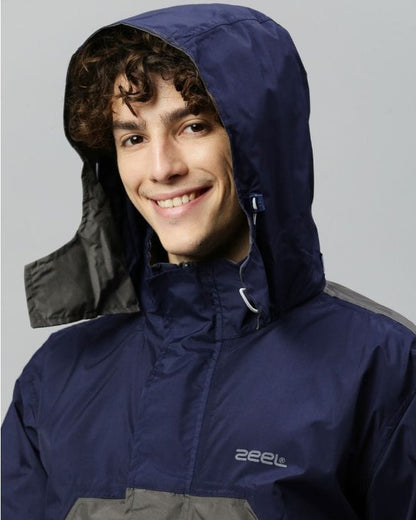 Ridersuit Navy Blue Stylish Raincoat Set for Men
