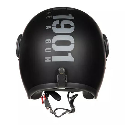 Royal Enfield Jet Open Face MLG Helmet - Matt Black