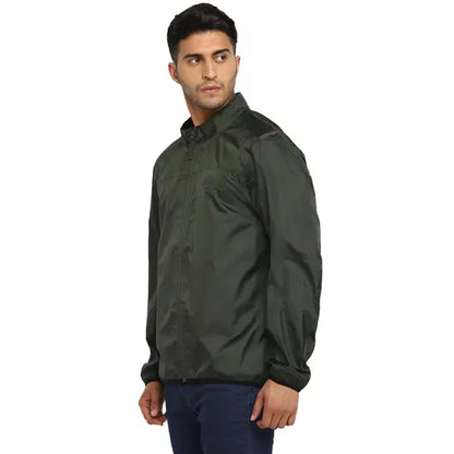 Royal Enfield Rain Jacket-Olive