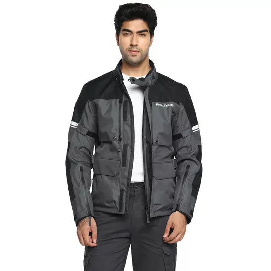 Royal Enfield Stormraider Grey Riding Jacket