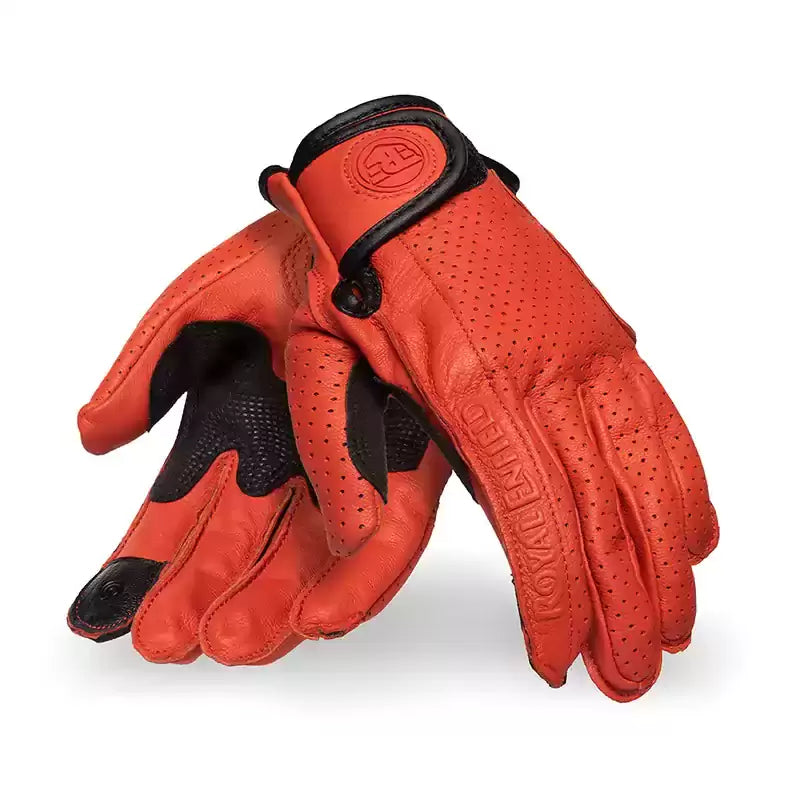 Royal Enfield Summer Red Womens Riding Gloves4