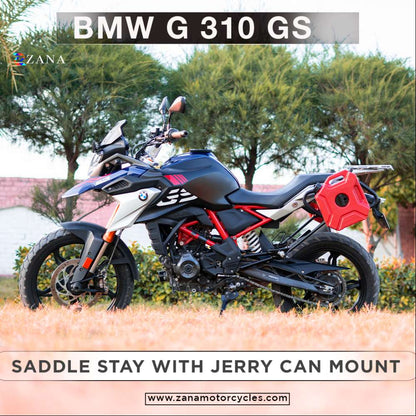 Zana SADDLE STAY MS BLACK WITH JERRY CAN MOUNT BMW G 310 R ZI-8238
