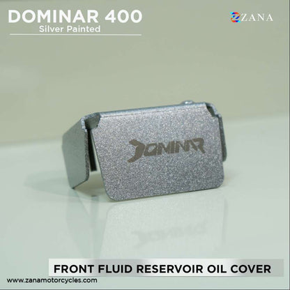Silver Front Fluid Reservoir Oil Cover for Dominar