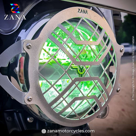 Silver Head Light Grill MS for Yezdi Adventure