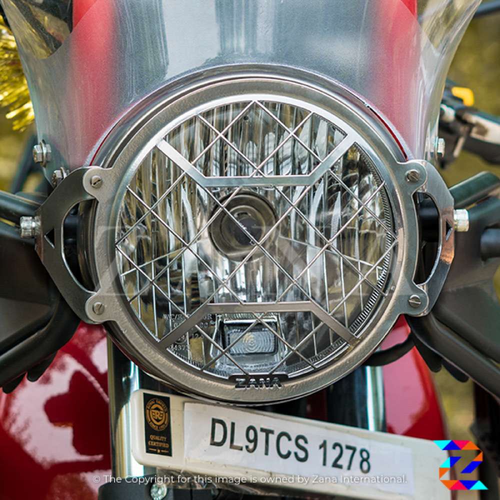 Silver Headlight Grill Type-2 for Himalayan BS6 2021