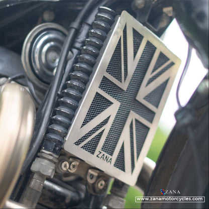 Silver Radiator Guard for GT-Interceptor 650