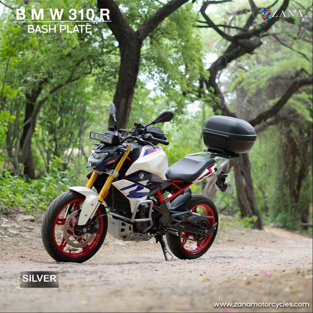 Silver Sump Guard for BMW G310R